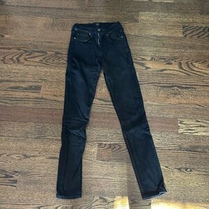 Citizens of Humanity coated denim skinny jeans